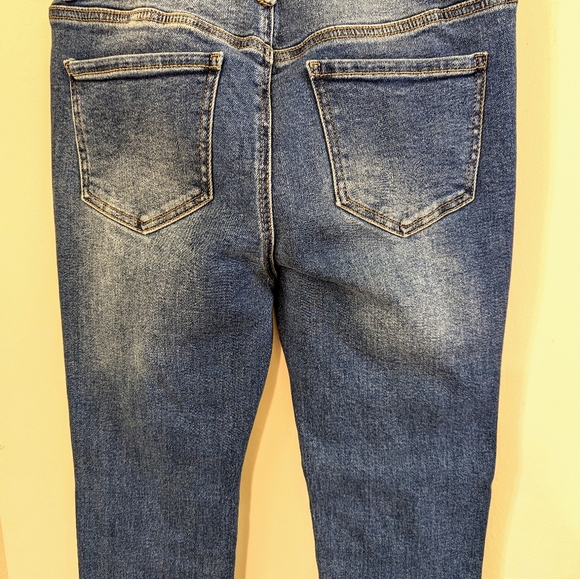 NWT Wax Jeans High Rise Distressed Original Denim Jeans 9 - Picture 3 of 8